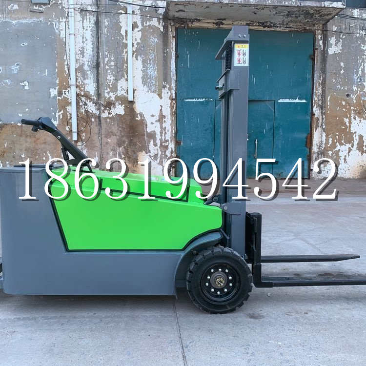 海北藏族自治州小型电动叉车1吨2吨步行站驾式电瓶堆高充电装卸车液压升降车铲车